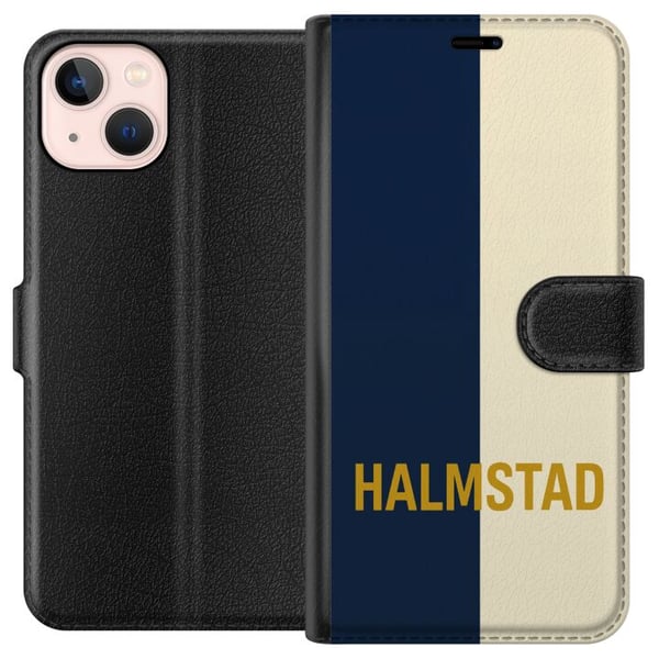 Kompatibelt Lommeboketui til Apple iPhone 13 mini Halmstad – Fotball Kompatibelt Lommeboketui til Apple iPhone 13 mini Halmstad – Fotball