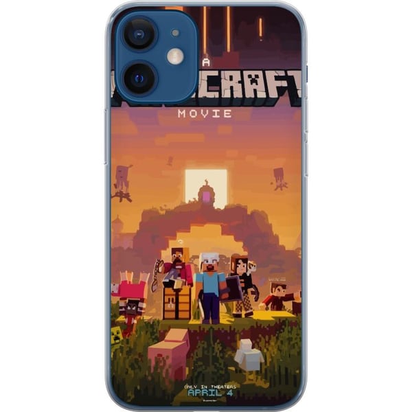 Kompatibelt Mobildeksel til Apple iPhone 12 Minecraft Pixel Blokkbyggespill