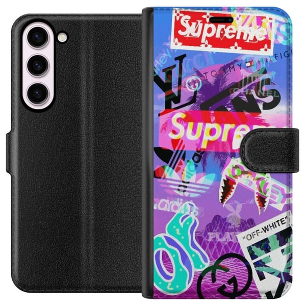 Yhteensopiva Lompakkokotelo Samsung Galaxy S23+ 3D Merkkejä Yhteensopiva Lompakkokotelo Samsung Galaxy S23+ 3D Merkkejä