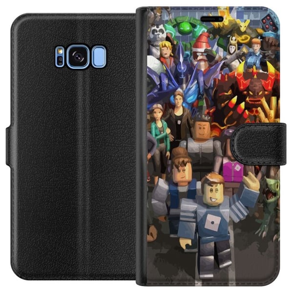 Kompatibelt Plånboksfodral till Samsung Galaxy S8 Roblox - W Kompatibelt Plånboksfodral till Samsung Galaxy S8 Roblox - W