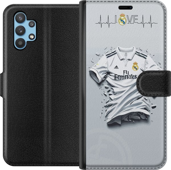 Yhteensopiva Lompakkokotelo Samsung Galaxy A32 5G Real Madrid