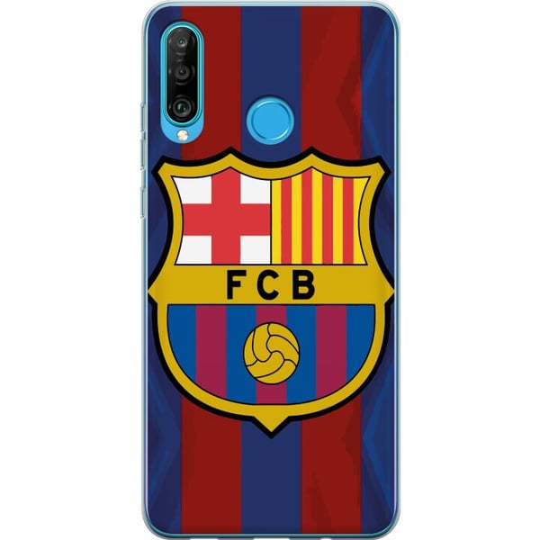 Kompatibelt Mobilskal till Huawei P30 lite FCB Barcelona