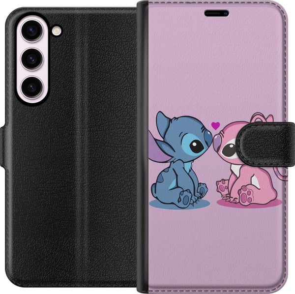 Kompatibelt Lommeboketui til Samsung Galaxy S23+ lilo & stitch 2025
