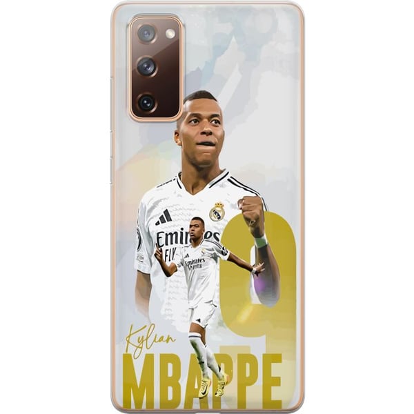 Kompatibelt Mobilskal till Samsung Galaxy S20 FE Kylian Mbappé Real Madrid Frankrike La Ligas ledande målskytt snabb anfallare med explosivitet och v