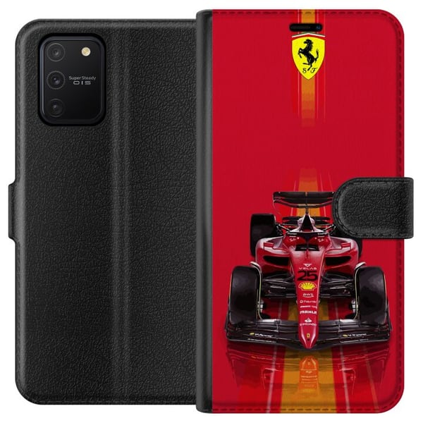 Kompatibelt Lommeboketui til Samsung Galaxy S10 Lite Rød formelbil i ikonisk racingdesign med sporty presisjon Kompatibelt Lommeboketui til Samsung Galaxy S10 Lite Rød formelbil i ikonisk racingdesign med sporty presisjon