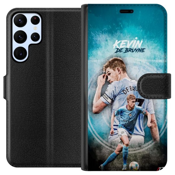Yhteensopiva Lompakkokotelo Samsung Galaxy S22 Ultra 5G Kevin De Bruyne Napoli Belgia jalkapallo pelin moottori nopea päätöksentekokyky taitava syött