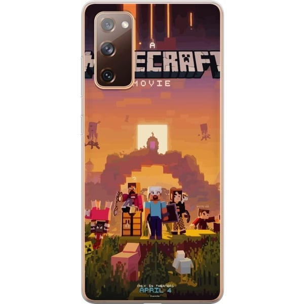 Kompatibelt Mobilskal till Samsung Galaxy S20 FE Minecraft Pixel Block Byggspel