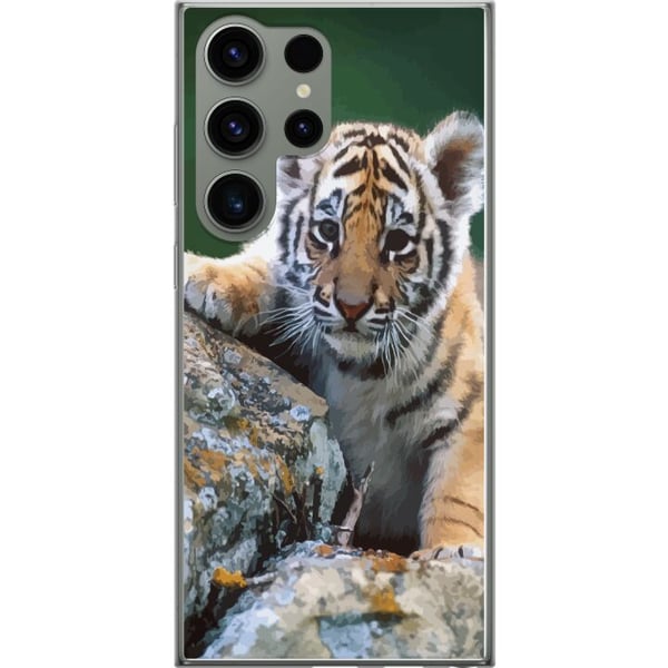 Kompatibelt Mobildeksel til Samsung Galaxy S23 Ultra Tiger