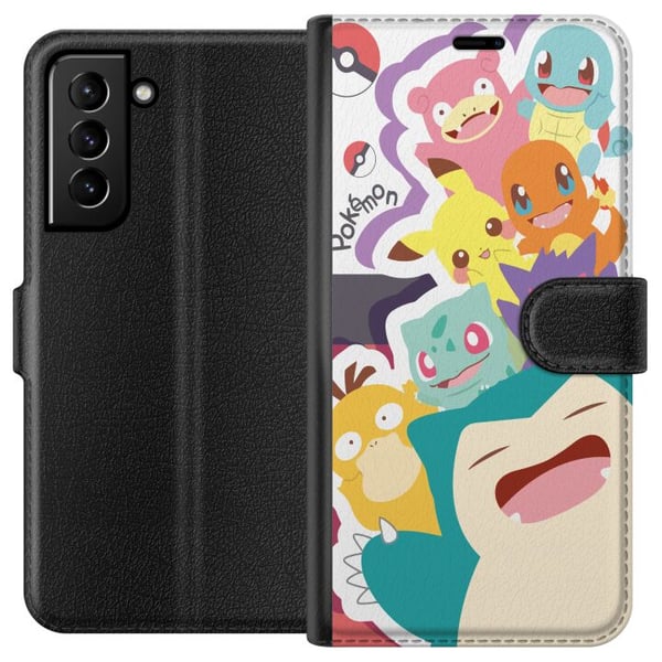 Kompatibelt Lommeboketui til Samsung Galaxy S21+ 5G Pokemon Kompatibelt Lommeboketui til Samsung Galaxy S21+ 5G Pokemon