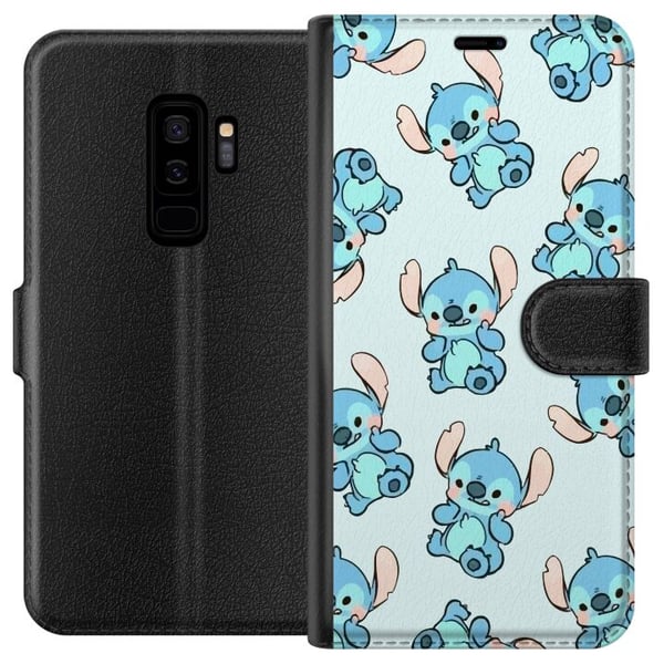 Kompatibelt Plånboksfodral till Samsung Galaxy S9+ Stitch mönster Kompatibelt Plånboksfodral till Samsung Galaxy S9+ Stitch mönster