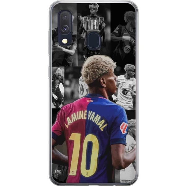Kompatibelt Mobilskal till Samsung Galaxy A40 FCB Yamal Barcelona framtidens fotbollsstjärna Kompatibelt Mobilskal till Samsung Galaxy A40 FCB Yamal Barcelona framtidens fotbollsstjärna