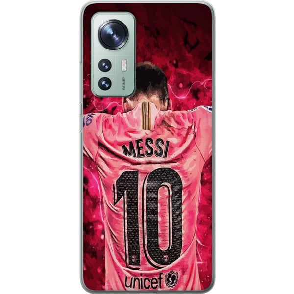 Yhteensopiva Puhelinkuori Xiaomi 12 Messi Fotboll Barcelona Argentina Motiv Legendarisk Spelare