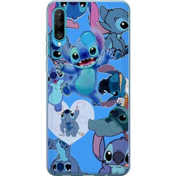 Kompatibelt Mobilskal till Huawei P30 lite Stitch mönster