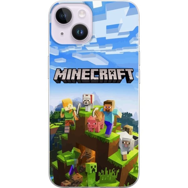 Kompatibelt Mobildeksel til Apple iPhone 14 Plus Minecraft pikselverden Creeper gamingdesign Kompatibelt Mobildeksel til Apple iPhone 14 Plus Minecraft pikselverden Creeper gamingdesign