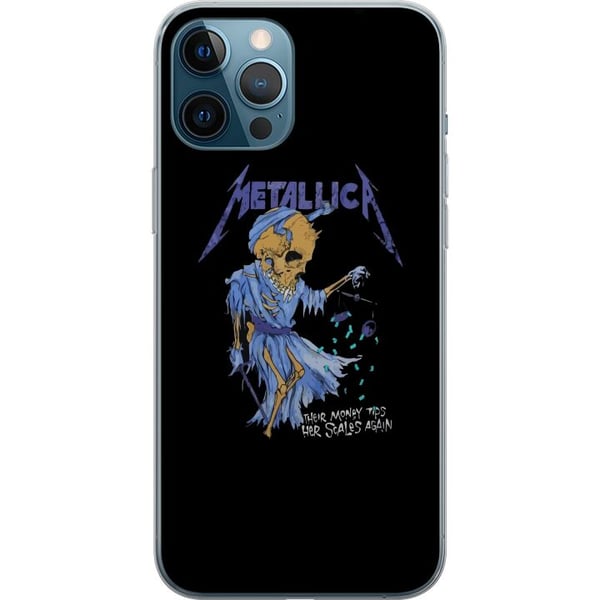 Kompatibelt Mobildeksel til Apple iPhone 12 Pro Max Metallica Rockeband Musikk Hardrock