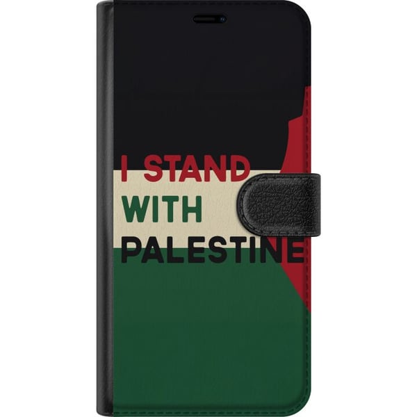 Kompatibelt Plånboksfodral till Samsung Galaxy A32 5G Stand with Palestine – solidaritetsdesign med starkt budskap