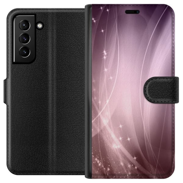 Kompatibelt Lommeboketui til Samsung Galaxy S21+ 5G Rosa Kompatibelt Lommeboketui til Samsung Galaxy S21+ 5G Rosa