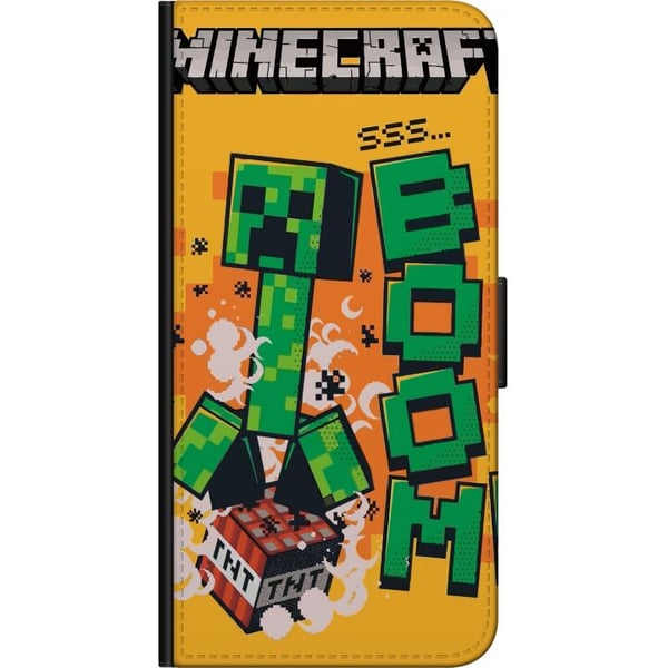 Kompatibelt Plånboksfodral till Samsung Galaxy A20s Minecraft Boom