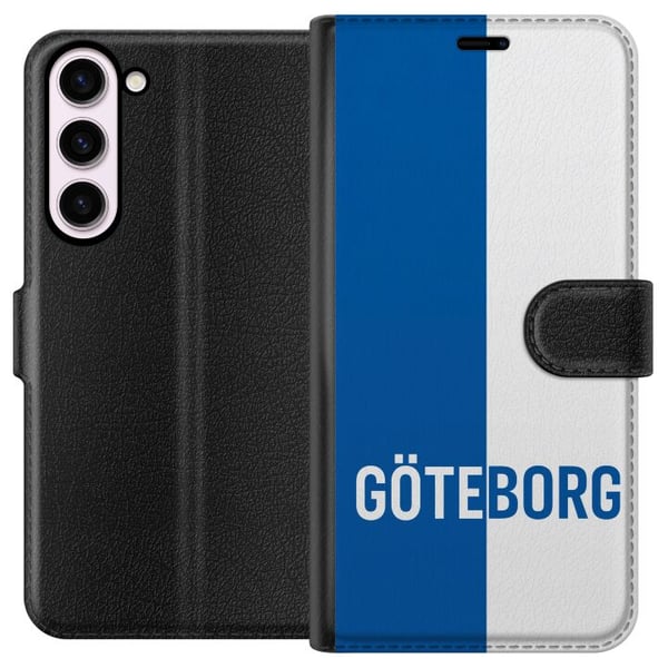 Kompatibel Tegnebogsetui til Samsung Galaxy S23+ Göteborg - fodbold Kompatibel Tegnebogsetui til Samsung Galaxy S23+ Göteborg - fodbold