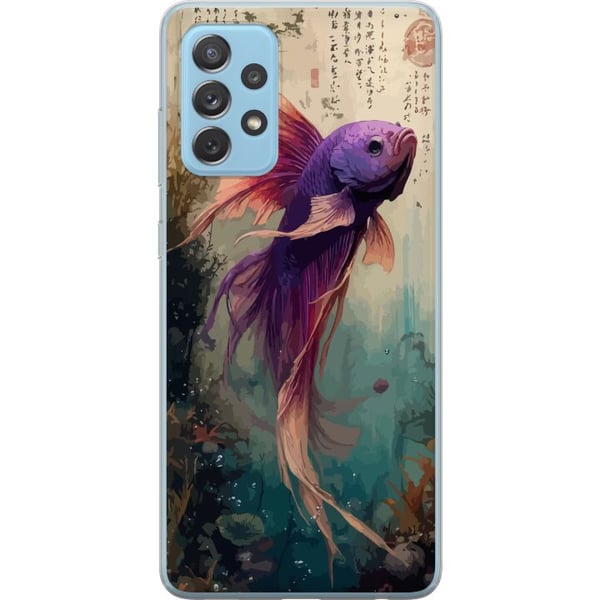 Kompatibelt Mobildeksel til Samsung Galaxy A52 5G Asiatisk koifisk japansk akvarium Kompatibelt Mobildeksel til Samsung Galaxy A52 5G Asiatisk koifisk japansk akvarium
