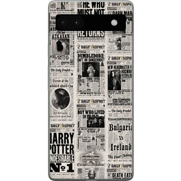 Yhteensopiva Puhelinkuori Google Pixel 6a Harry Potter Lehti