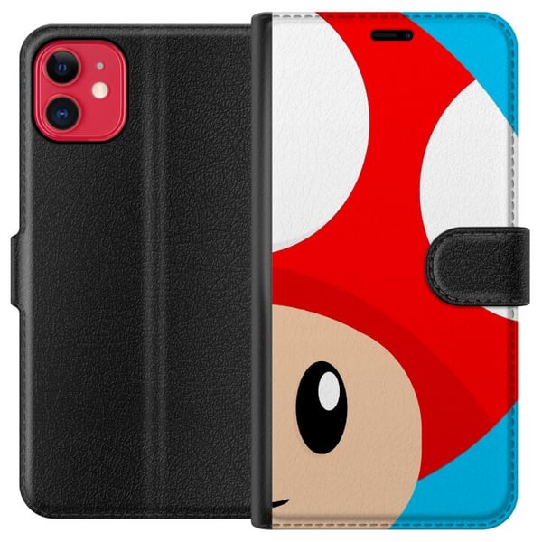 Kompatibelt Plånboksfodral till Apple iPhone 11 Toad Kompatibelt Plånboksfodral till Apple iPhone 11 Toad