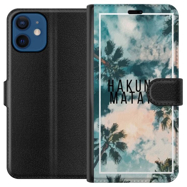 Yhteensopiva Lompakkokotelo Apple iPhone 12 mini Hakuna Matata