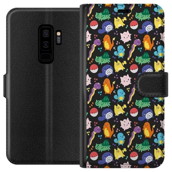 Kompatibelt Plånboksfodral till Samsung Galaxy S9+ Pokemon Kompatibelt Plånboksfodral till Samsung Galaxy S9+ Pokemon