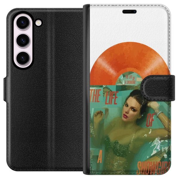 Yhteensopiva Lompakkokotelo Samsung Galaxy S23 Taylor Swift The Life of a Showgirl – Vaaleanpunainen popdiiva glitterissä ja glamourissa