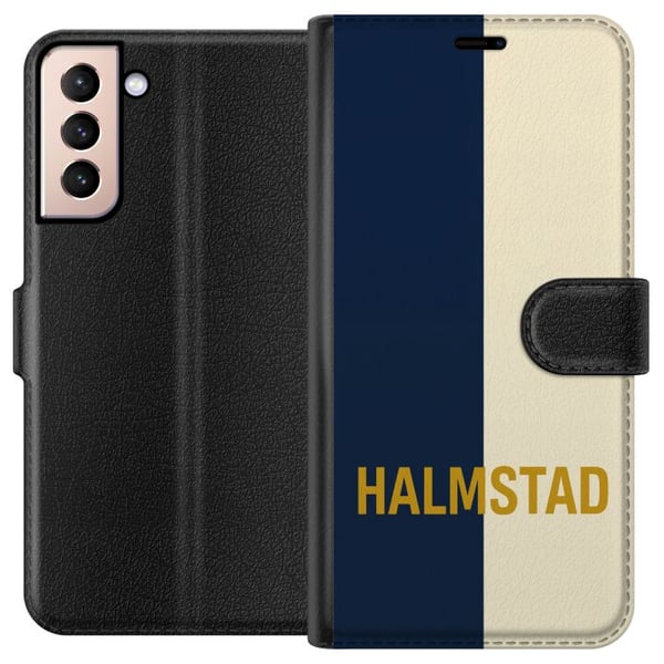 Kompatibelt Lommeboketui til Samsung Galaxy S21 Halmstad – Fotball