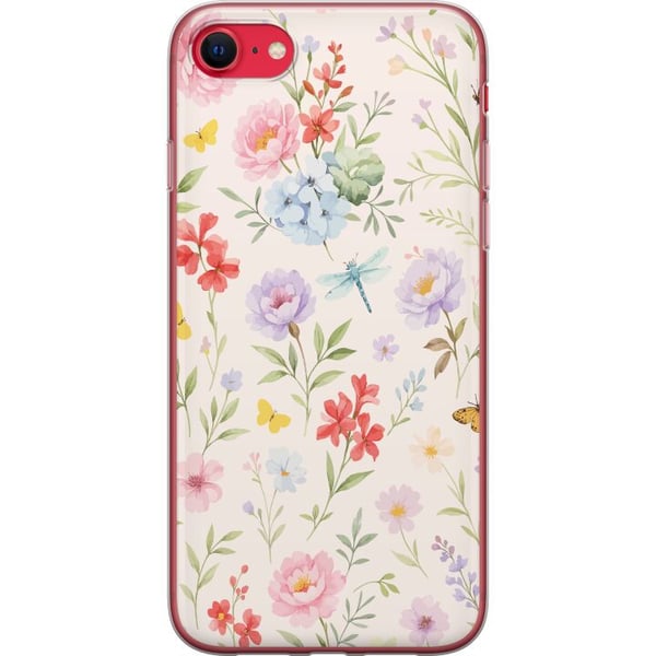 Kompatibelt Mobildeksel til Apple iPhone SE (2022) Blomster