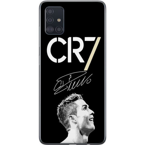 Kompatibelt Mobildeksel til Samsung Galaxy A51 CR7 Ronaldo Kompatibelt Mobildeksel til Samsung Galaxy A51 CR7 Ronaldo