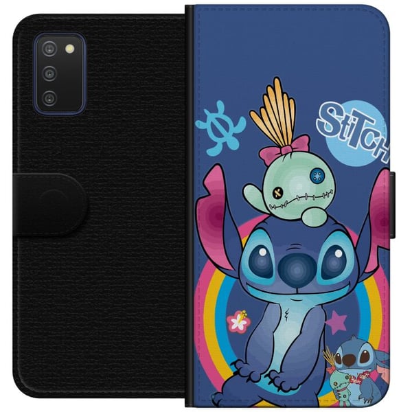 Kompatibelt Lommeboketui til Samsung Galaxy A03s Stitch og vennen