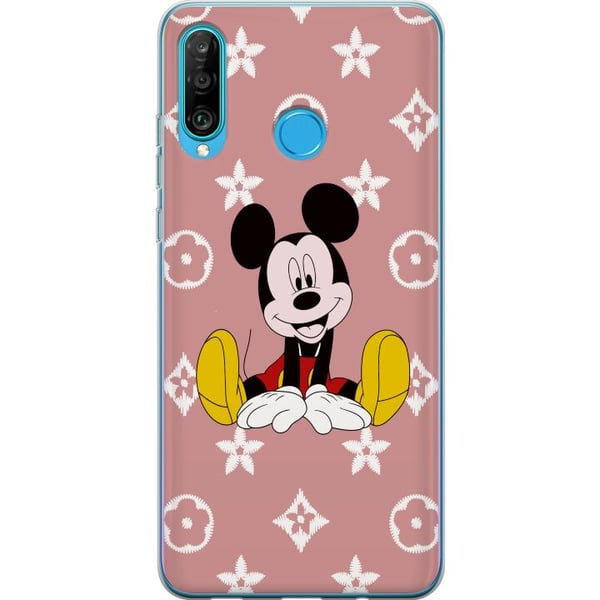 Kompatibelt Mobilskal till Huawei P30 lite Mickey Mouse
