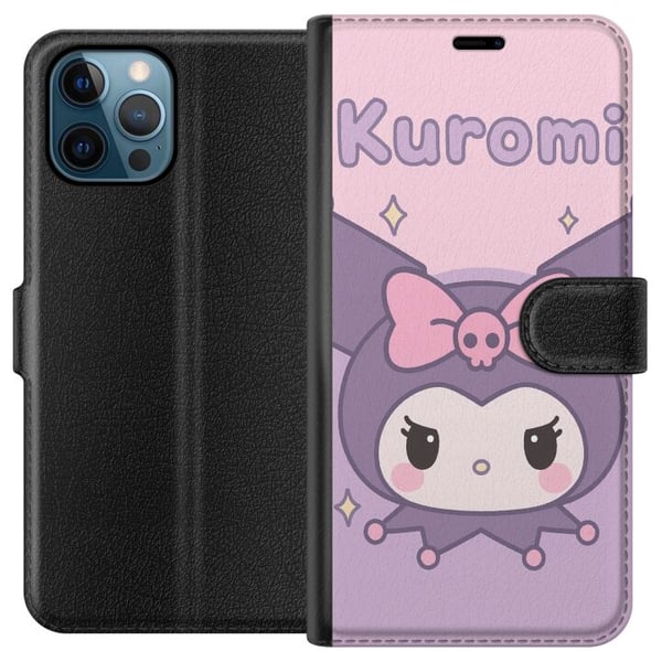 Kompatibelt Plånboksfodral till Apple iPhone 12 Pro Kuromi Kawaii