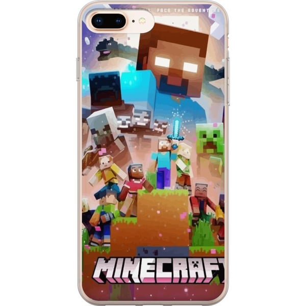 Kompatibel Mobilcover til Apple iPhone 8 Plus Minecraft Kompatibel Mobilcover til Apple iPhone 8 Plus Minecraft