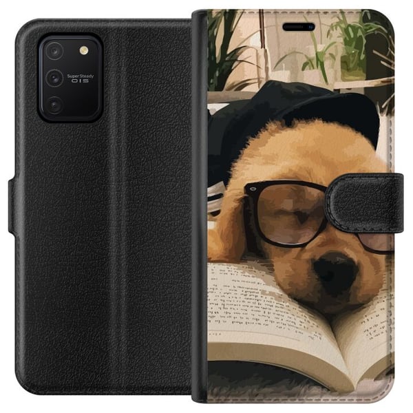 Kompatibelt Lommeboketui til Samsung Galaxy S10 Lite Søt kanin i grønt gress med myk pels og store ører, detaljert naturmotiv som passer for alle som Kompatibelt Lommeboketui til Samsung Galaxy S10 Lite Søt kanin i grønt gress med myk pels og store ører, detaljert naturmotiv som passer for alle som