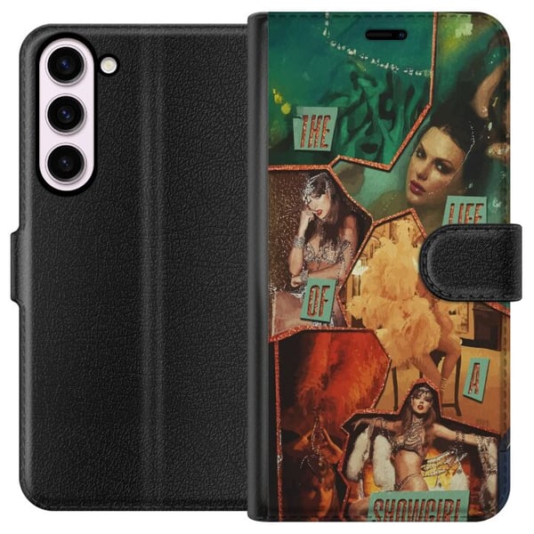 Kompatibel Tegnebogsetui til Samsung Galaxy S23+ Taylor Swift The Life of a Showgirl – Gylden showgirl i rampelyset