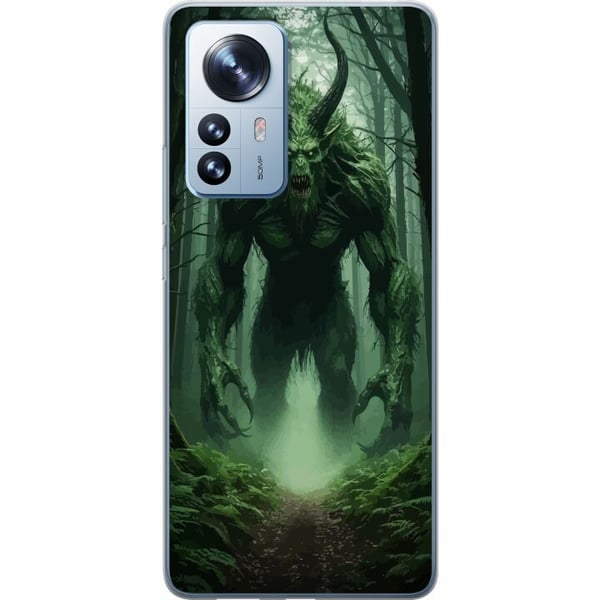 Yhteensopiva Puhelinkuori Xiaomi 12 Pro Metsä Hirviö Fantasia Olento Tumma