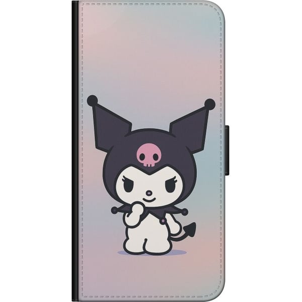 Kompatibelt Lommeboketui til Samsung Galaxy A03s Kawaii Sanrio Kuromi