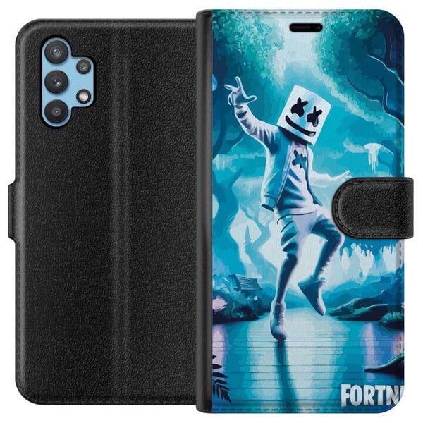Kompatibelt Plånboksfodral till Samsung Galaxy A32 5G Marshmallow Dancer Kompatibelt Plånboksfodral till Samsung Galaxy A32 5G Marshmallow Dancer