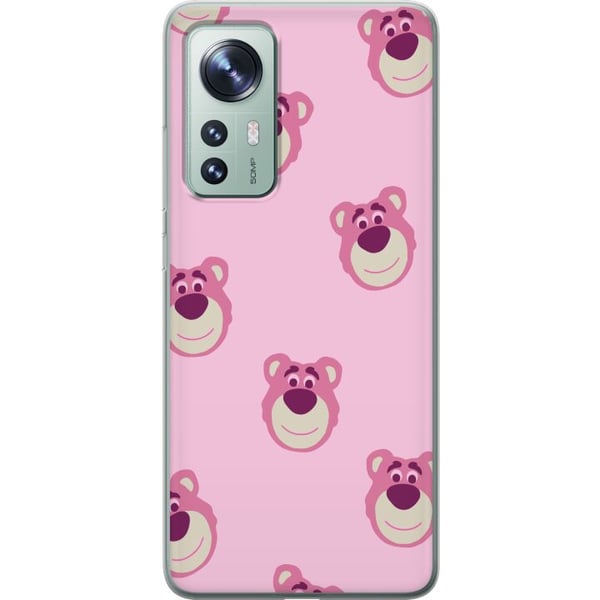 Yhteensopiva Puhelinkuori Xiaomi 12 Suloisia karhuja vaaleanpunaisella taustalla, söpö kuvio, joka luo viehättävän ilmeen, täydellinen lahjaidea