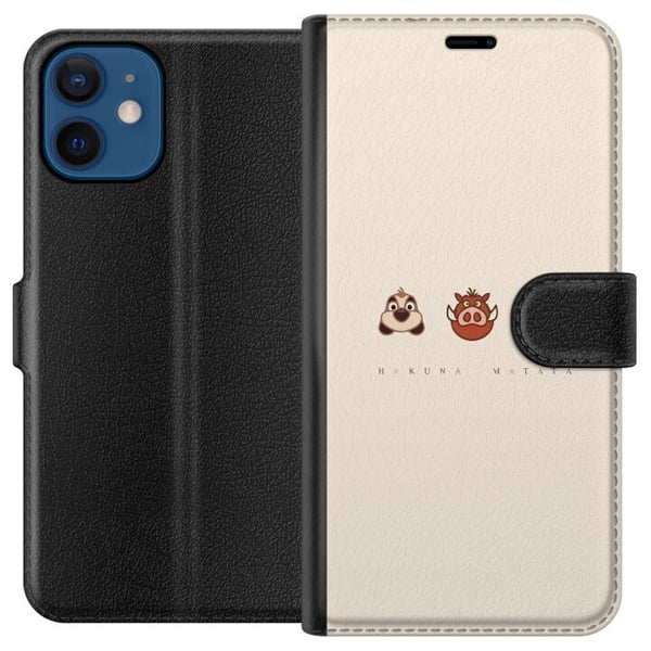 Yhteensopiva Lompakkokotelo Apple iPhone 12 mini Hakuna matata