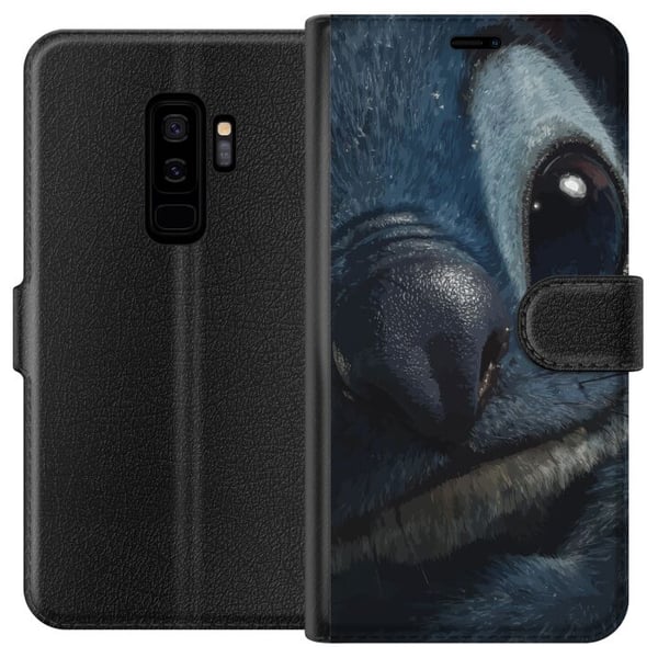 Kompatibelt Plånboksfodral till Samsung Galaxy S9+ Stitch Disney Lilo Cute Character