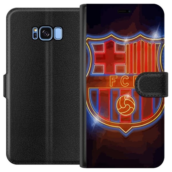 Kompatibelt Lommeboketui til Samsung Galaxy S8 FC Barcelona