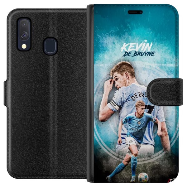 Kompatibel Tegnebogsetui til Samsung Galaxy A40 Kevin De Bruyne Napoli Belgien fodbold spillets motor hurtig beslutningsevne dygtig pasningsspiller o