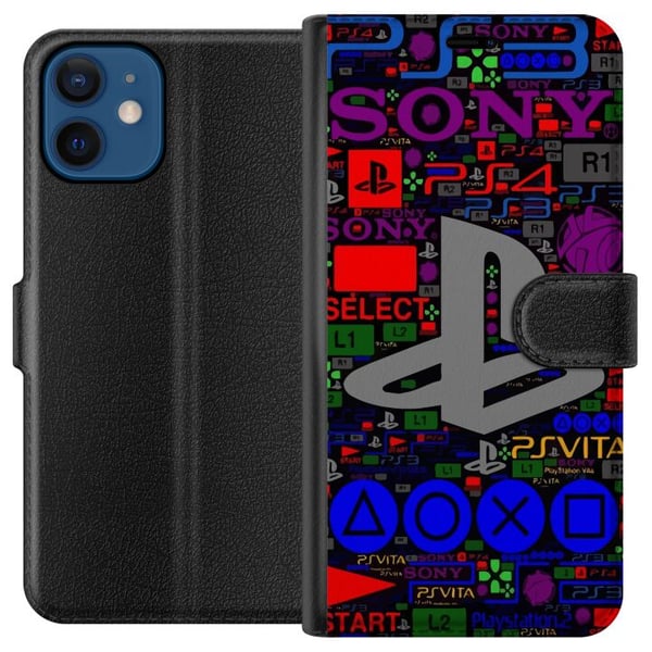 Kompatibelt Lommeboketui til Apple iPhone 12 Playstation