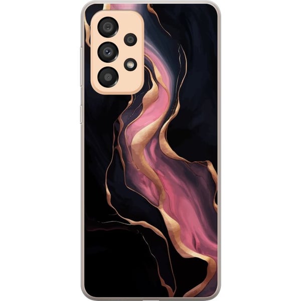 Yhteensopiva Puhelinkuori Samsung Galaxy A33 5G Marmorikuvio ylellinen designkivi