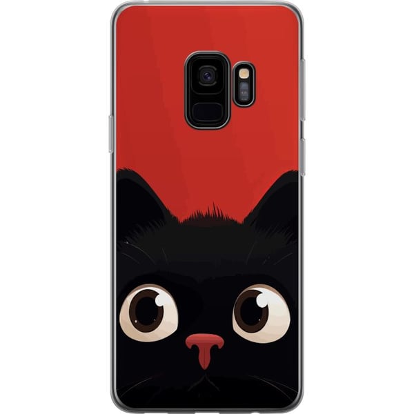 Yhteensopiva Puhelinkuori Samsung Galaxy S9 Leikkisä Kissa Yhteensopiva Puhelinkuori Samsung Galaxy S9 Leikkisä Kissa