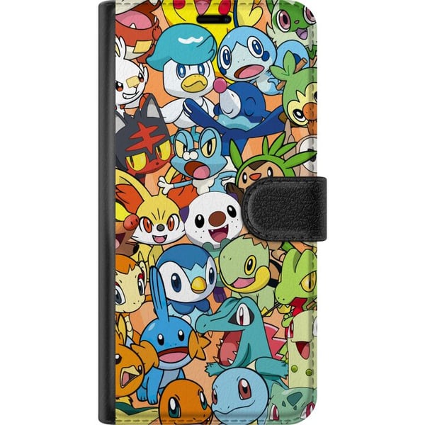 Kompatibelt Lommeboketui til Samsung Galaxy S10 Lite Pokémon-design – Pikachu-kollasj i fargerik illustrasjon for samlere
